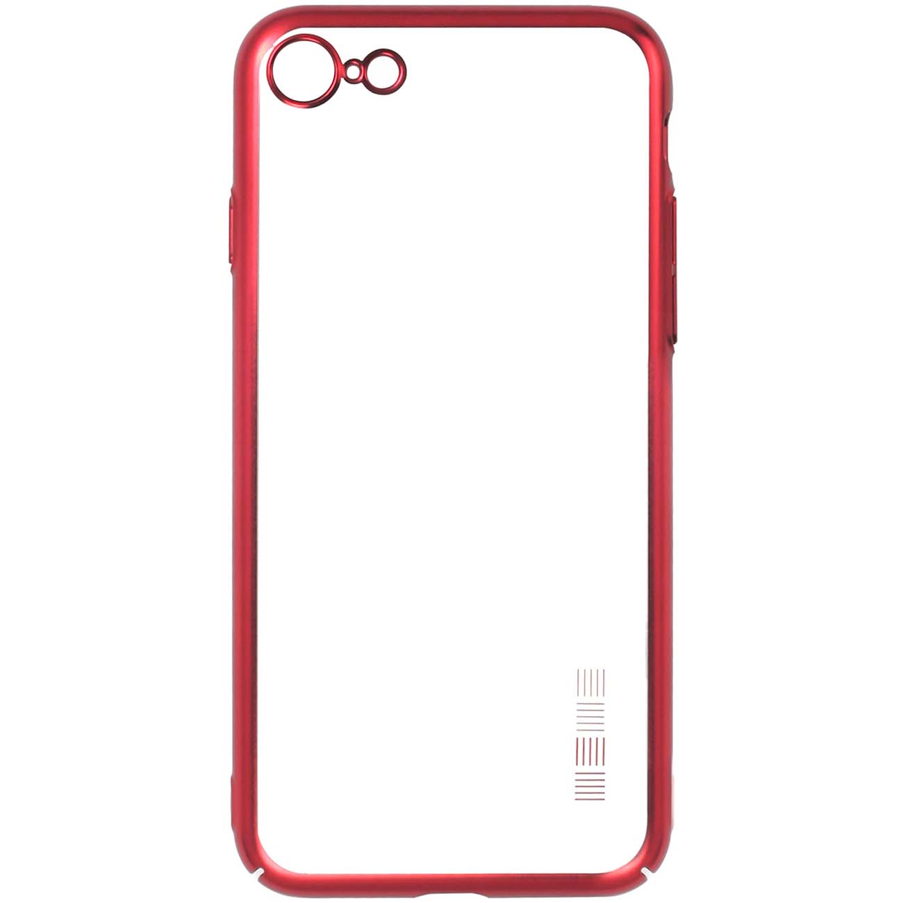 Чехол InterStep Decor New Mat MV для iPhone SE 2020/8/7, красный