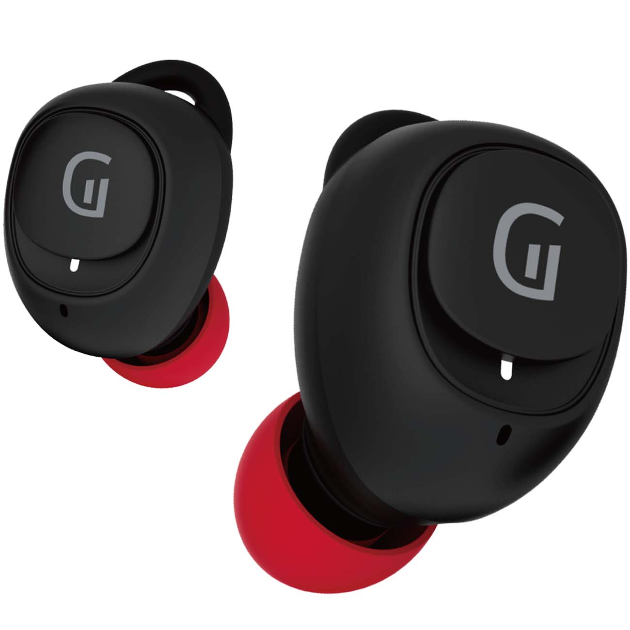 Наушники True Wireless Groher EarPods i50 Black/красный