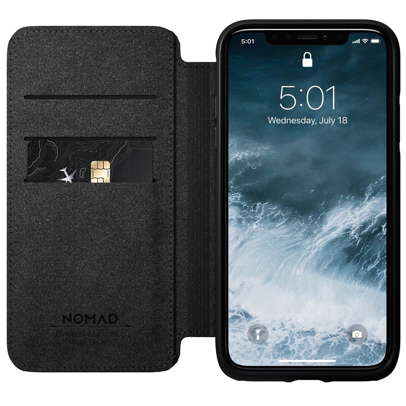 Чехол Nomad Rugged L.Folio д/iPhone 11, D.Brown (NM21XR0000)