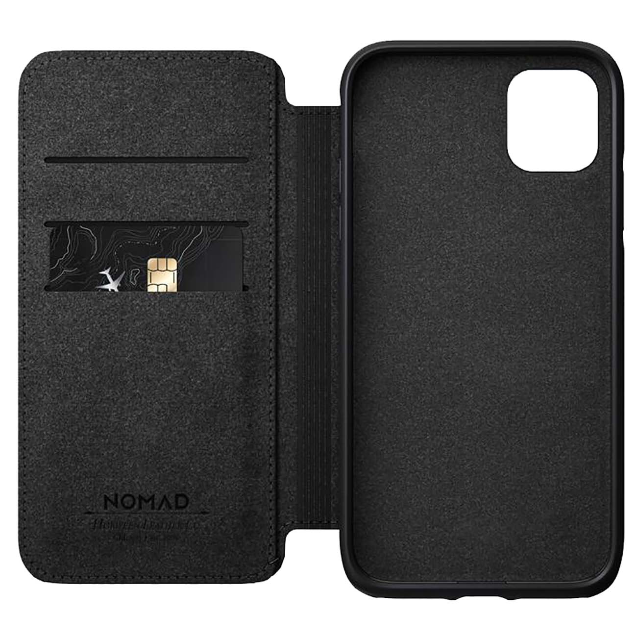 Чехол Nomad Rugged L.Folio д/iPhone 11, D.Brown (NM21XR0000)