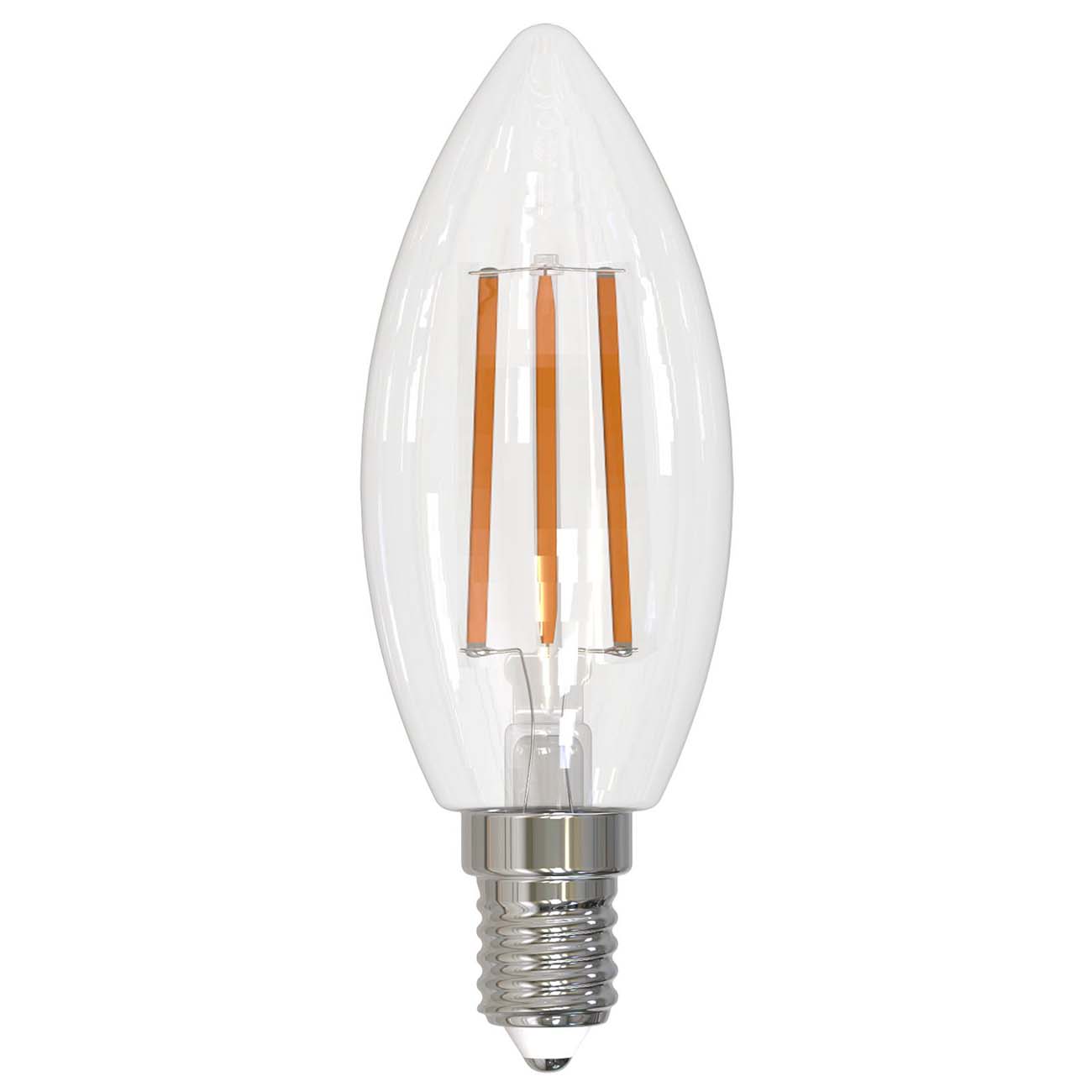 Лампа LED Uniel LED-C35-11W/3000K/E14/CL GLA03TR фото