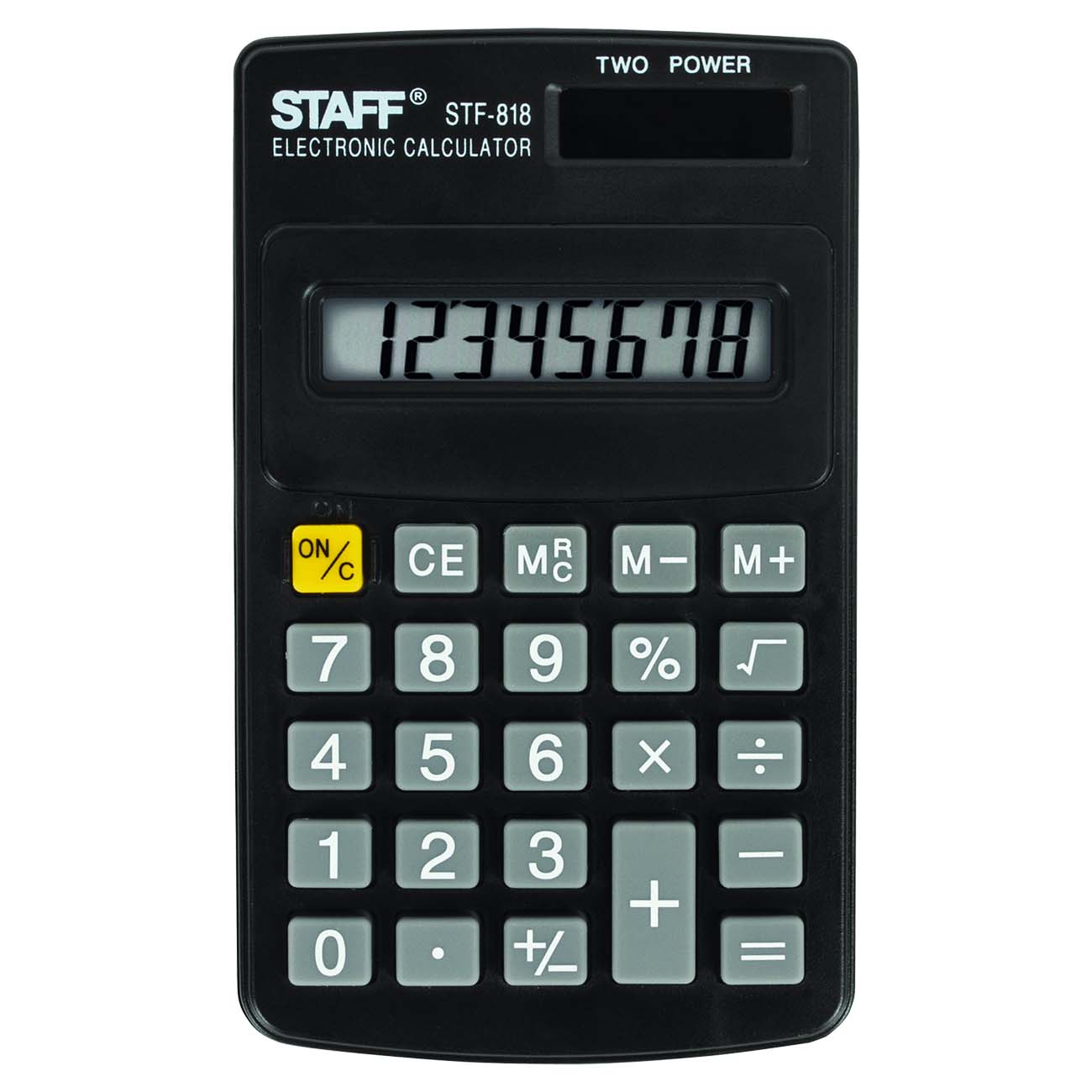 Калькулятор Staff STF-818 карманный (250142)