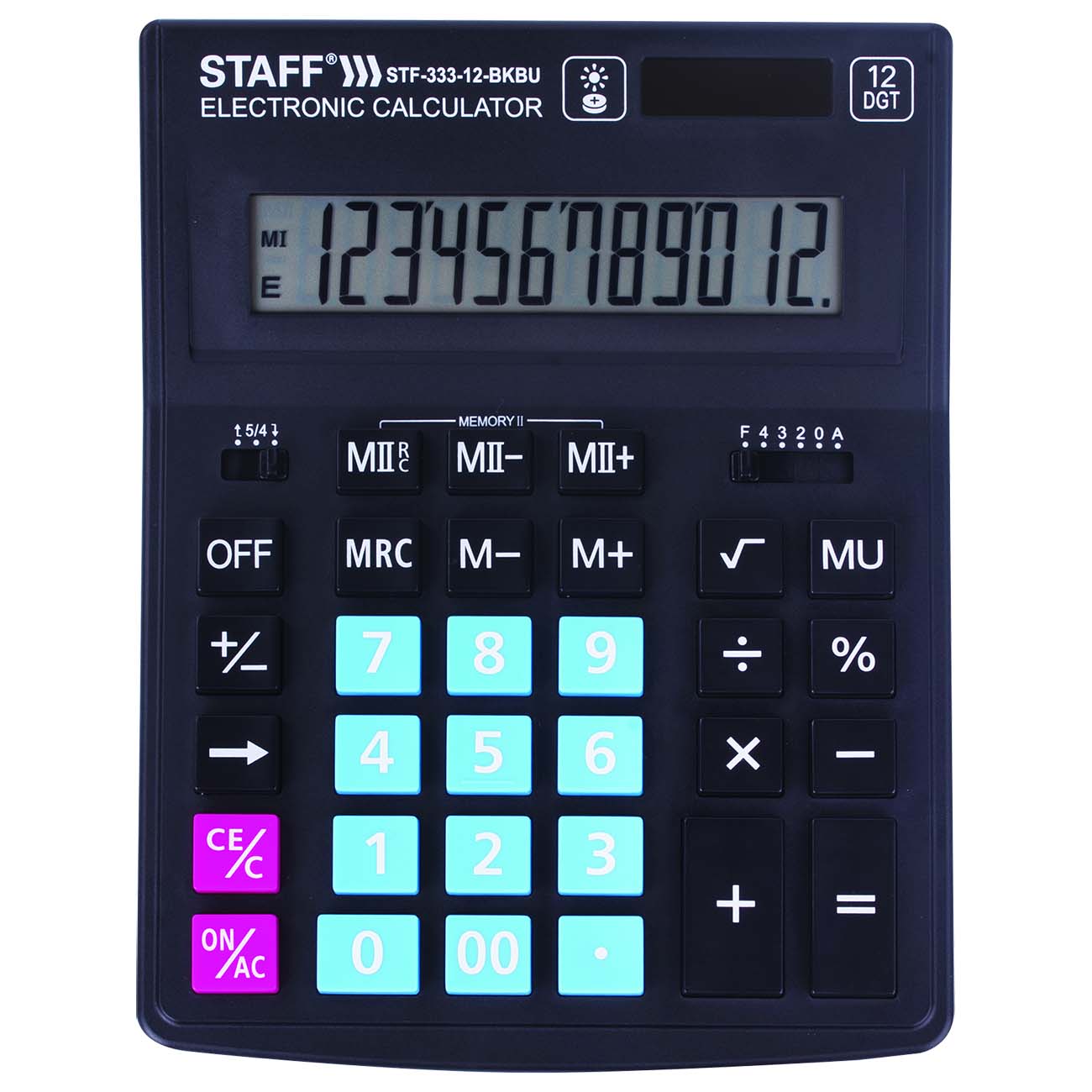 Калькулятор Staff Plus STF-333-12-BKBU (250461)