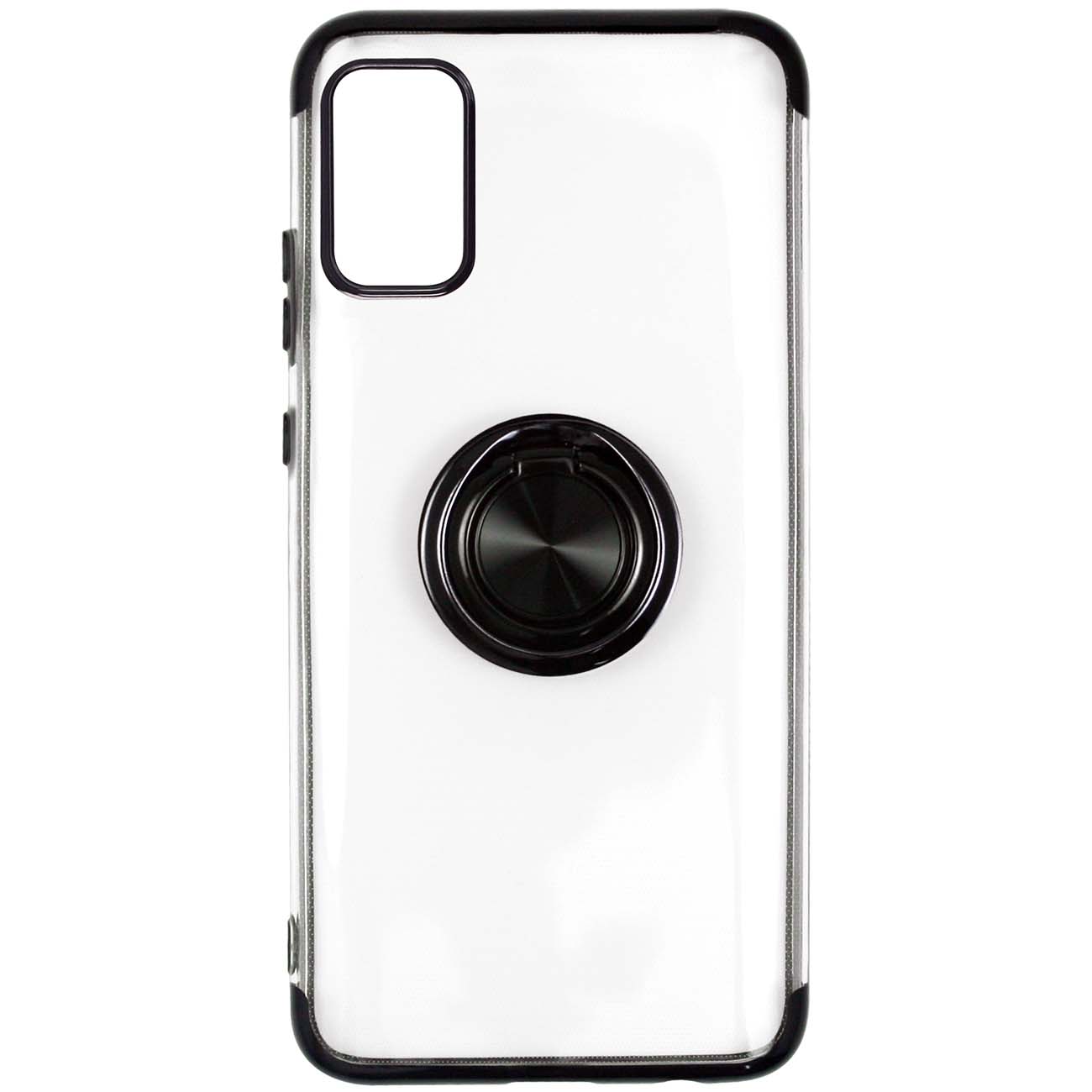 Чехол InterStep Frame Ring Mat EL для Galaxy A41 черный фото