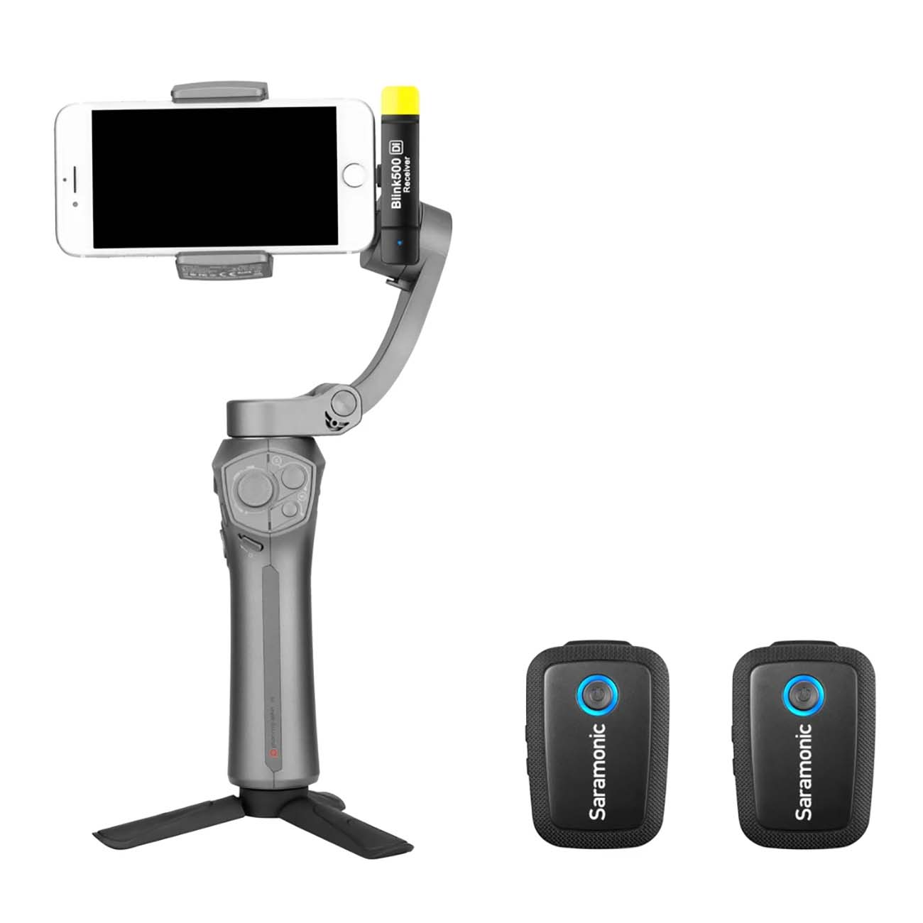 Беспроводной микрофон Saramonic Blink500 B4 (TX+TX+RXDI)