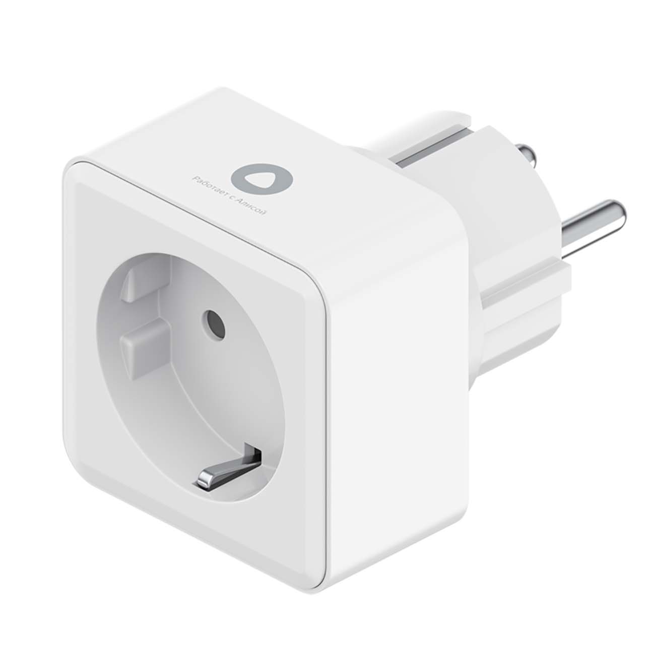 Умная розетка Яндекс с Алисой, белый фото