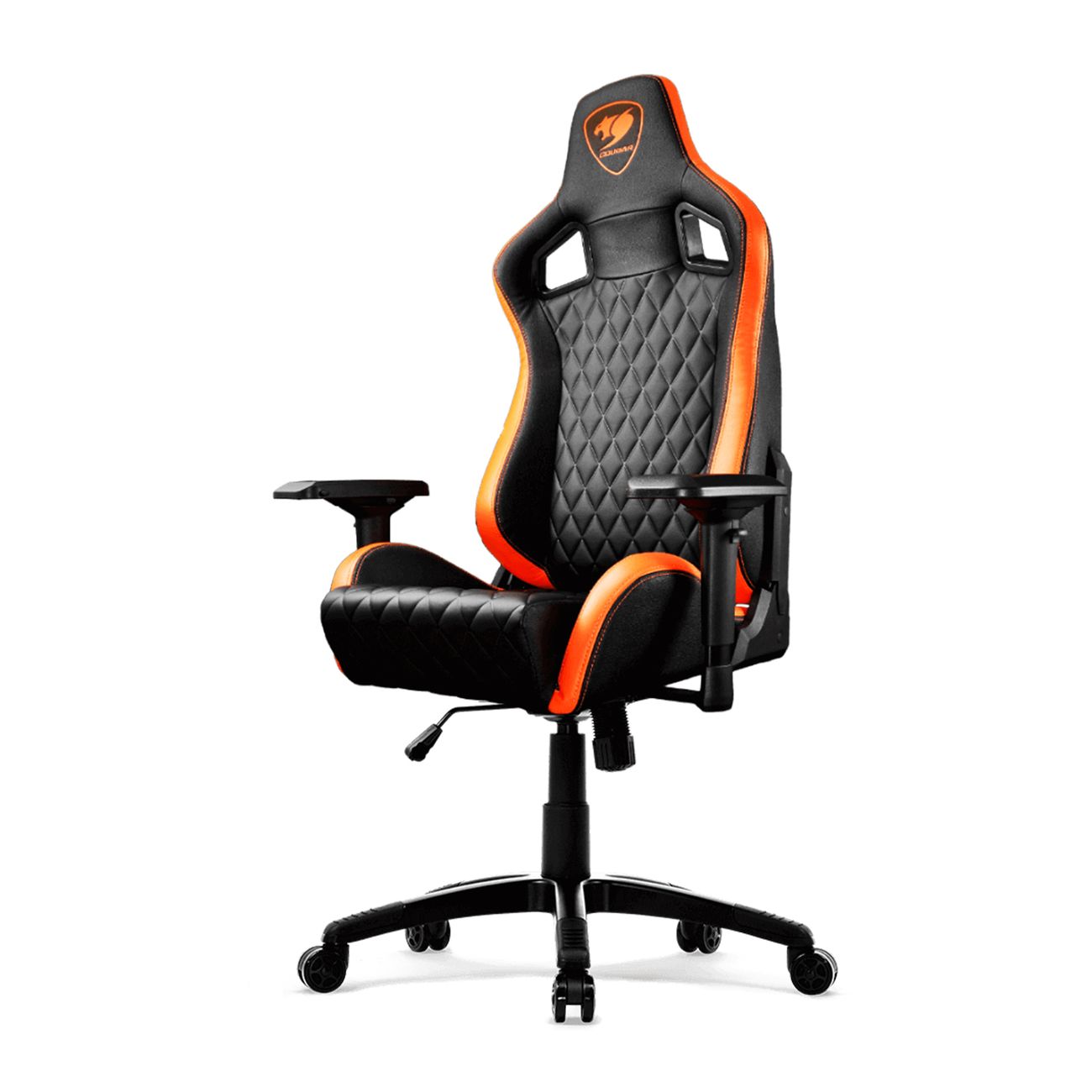Кресло компьютерное игровое Cougar ARMOR S черный-Orange фото
