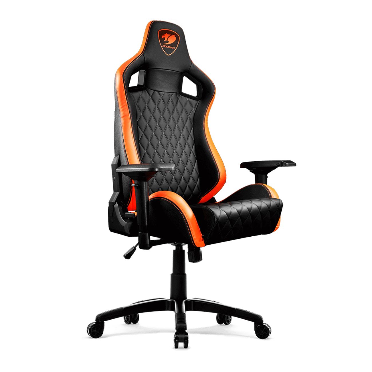Кресло компьютерное игровое Cougar ARMOR S Black-Orange