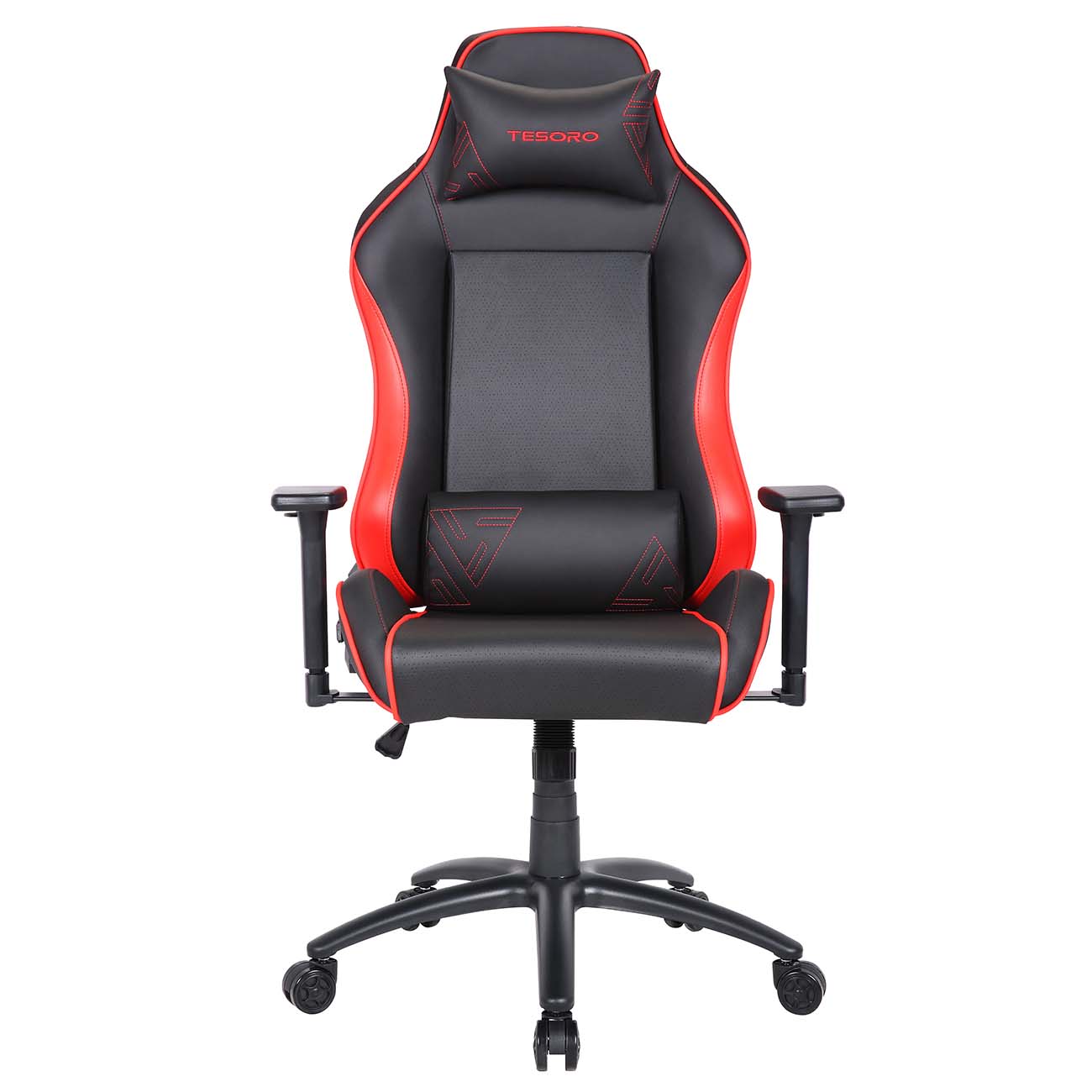 Кресло компьютерное игровое Tesoro TS-F715 Black-Red