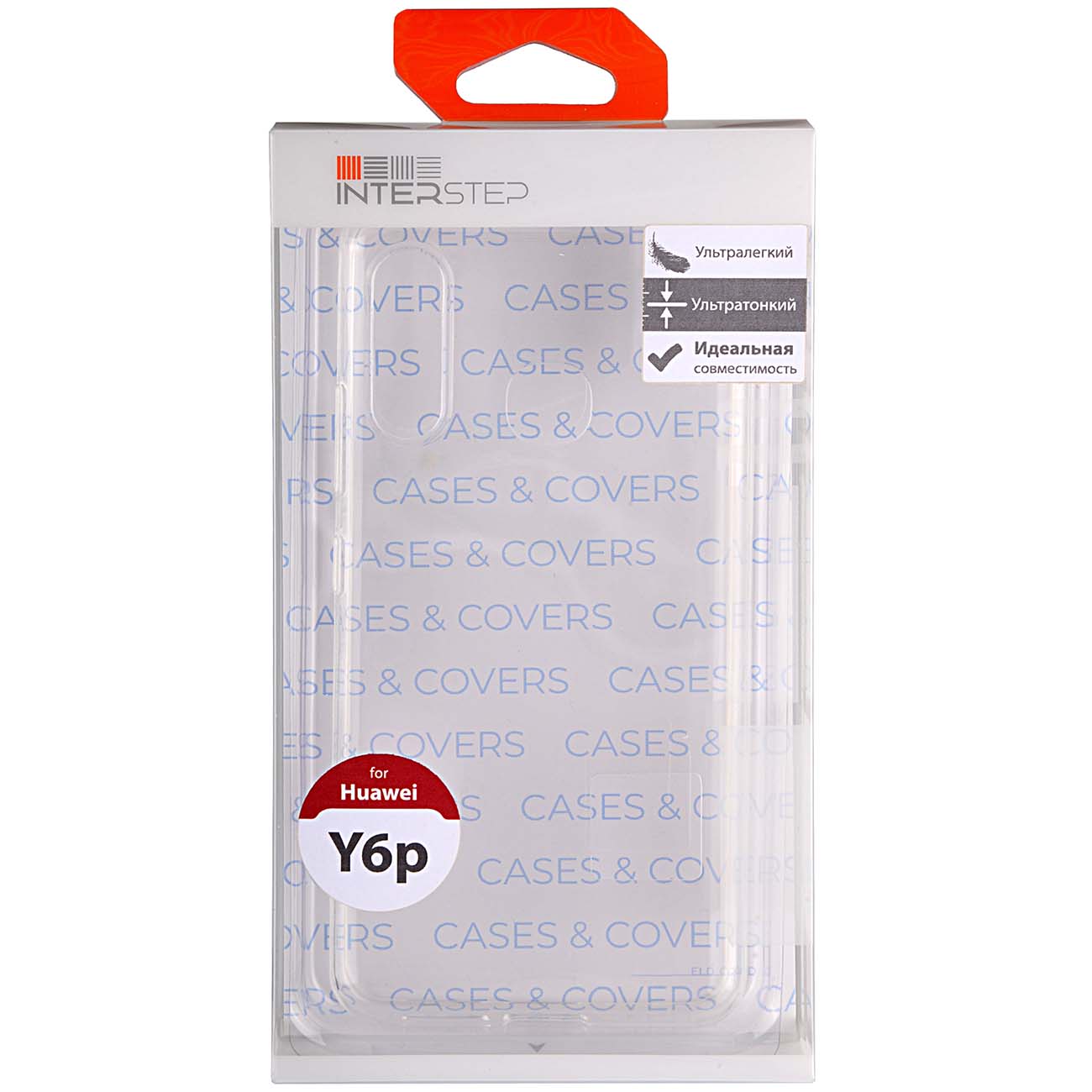 Чехол InterStep SLENDER EL для Huawei Y6p, прозрачный