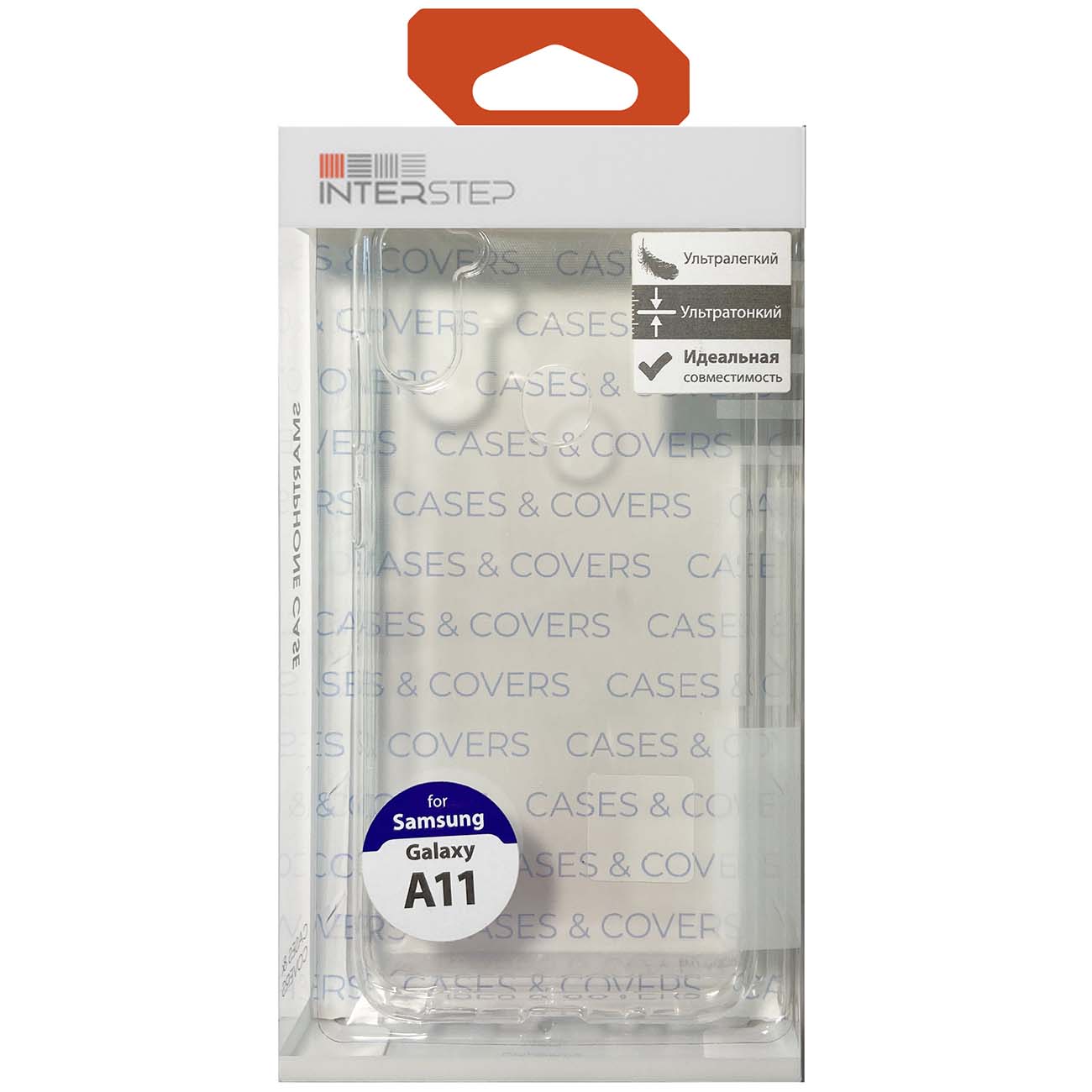 Чехол InterStep SLENDER EL Galaxy A11 Прозрачный