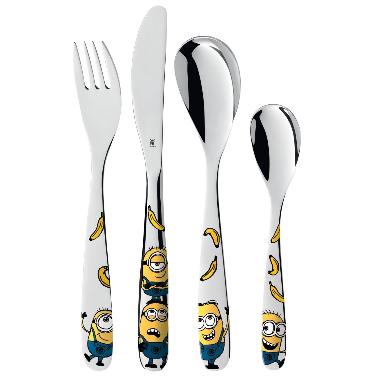 Набор столовых приборов WMF MINIONS, 4 предмета (1286076040)