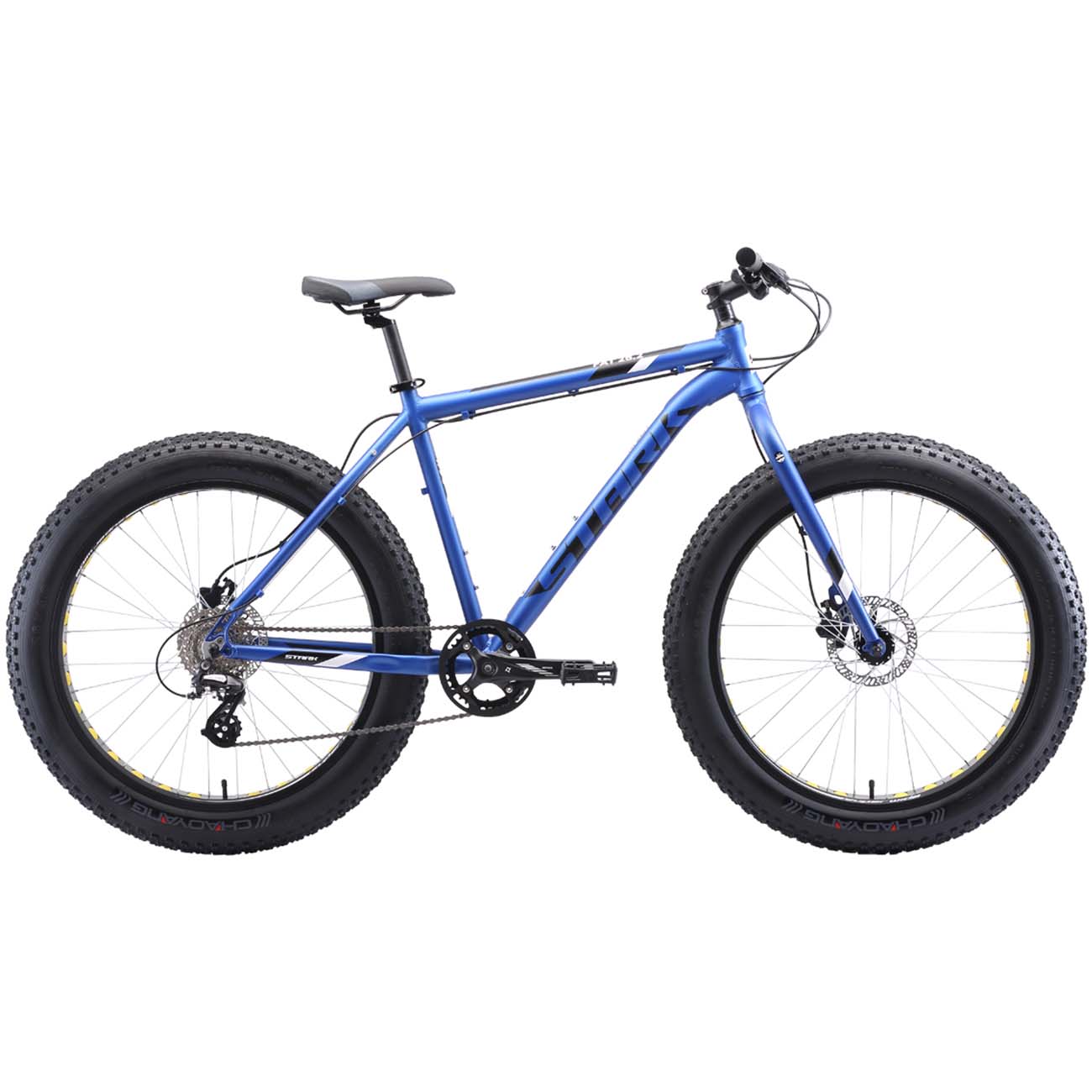 Велосипед горный Stark Fat 26.2 HD голубой/черный/белый 20''/2020