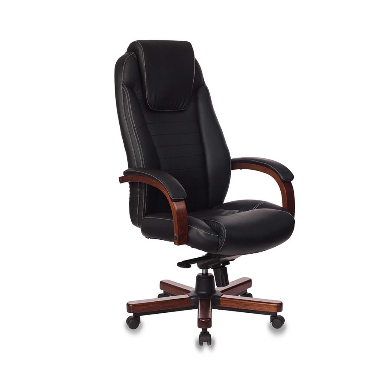 Кресло компьютерное Бюрократ T-9923WALNUT/BLACK фото