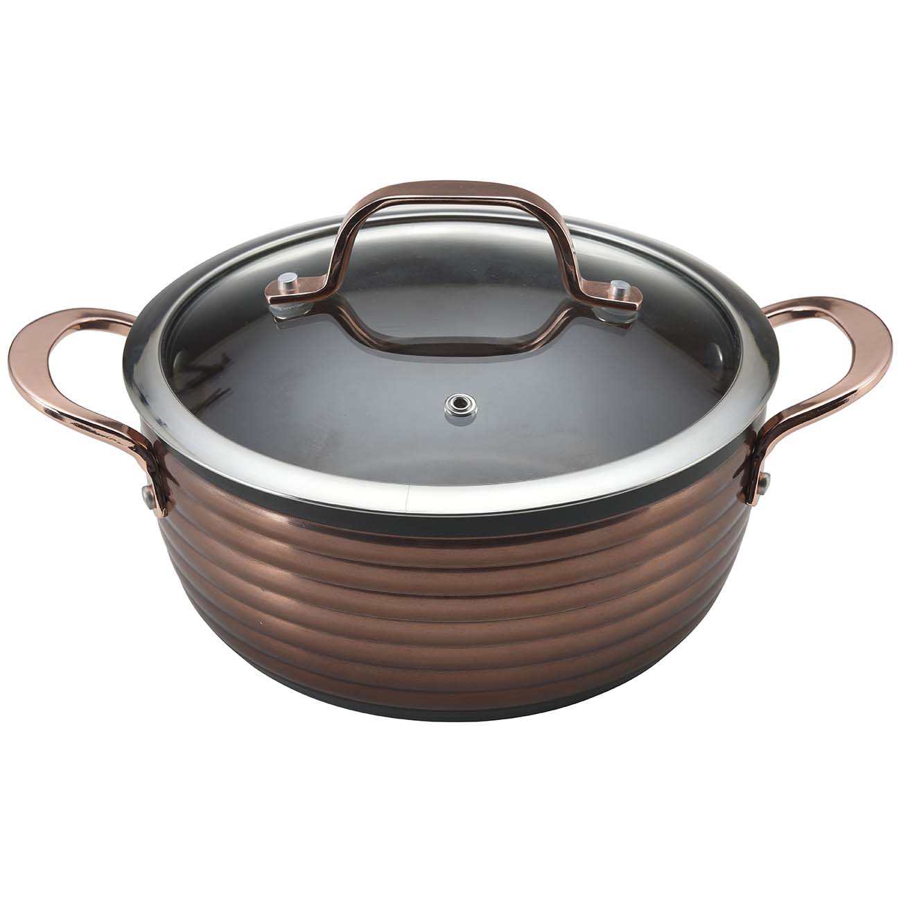 Кастрюля Gipfel Versal Gold с крышкой 3л (2721)