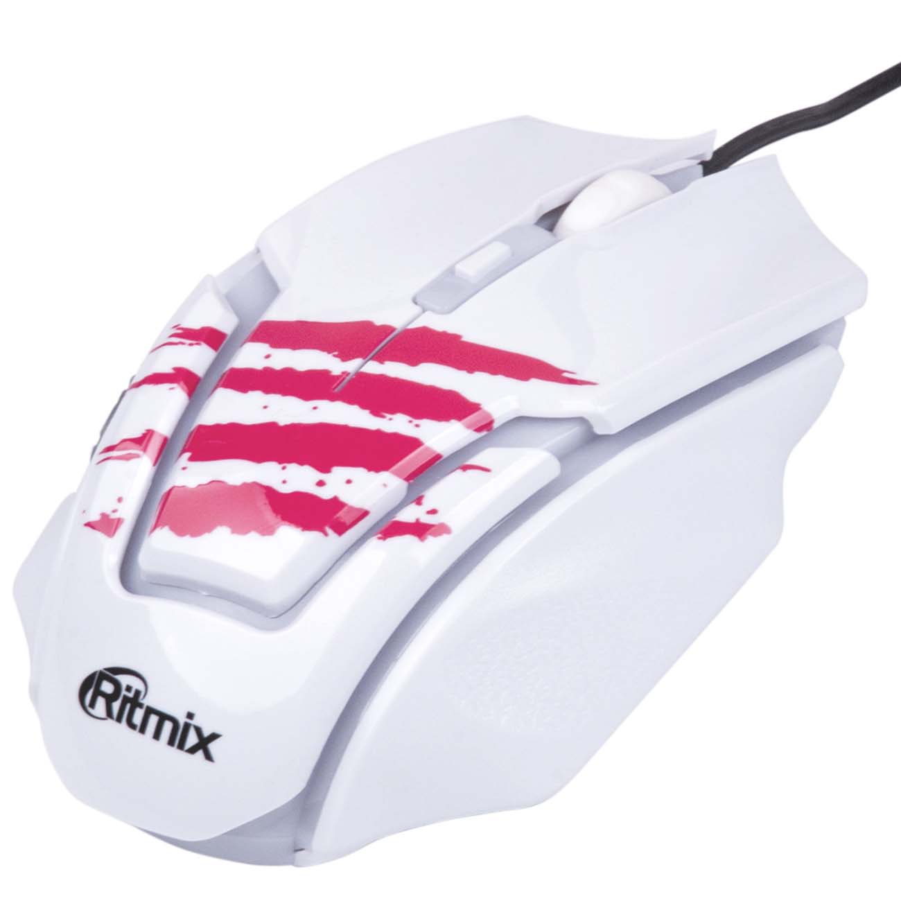 Игровая мышь Ritmix ROM-350 белый