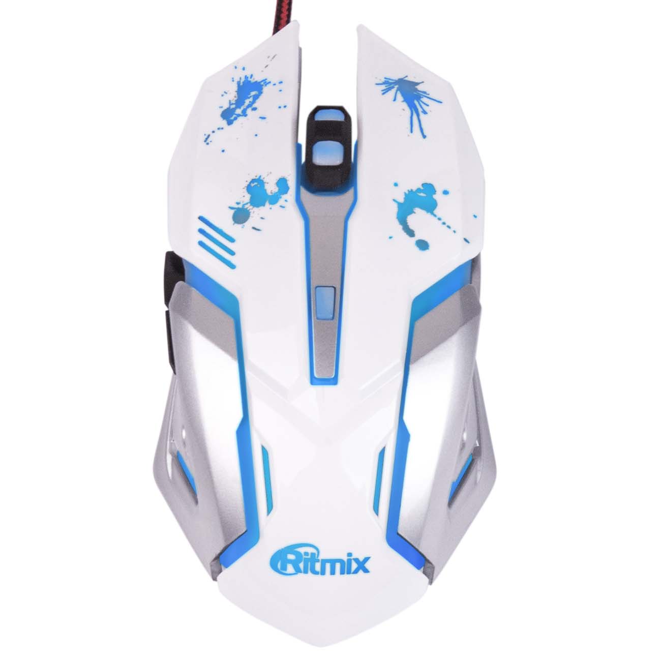 Игровая мышь Ritmix ROM-360 белый