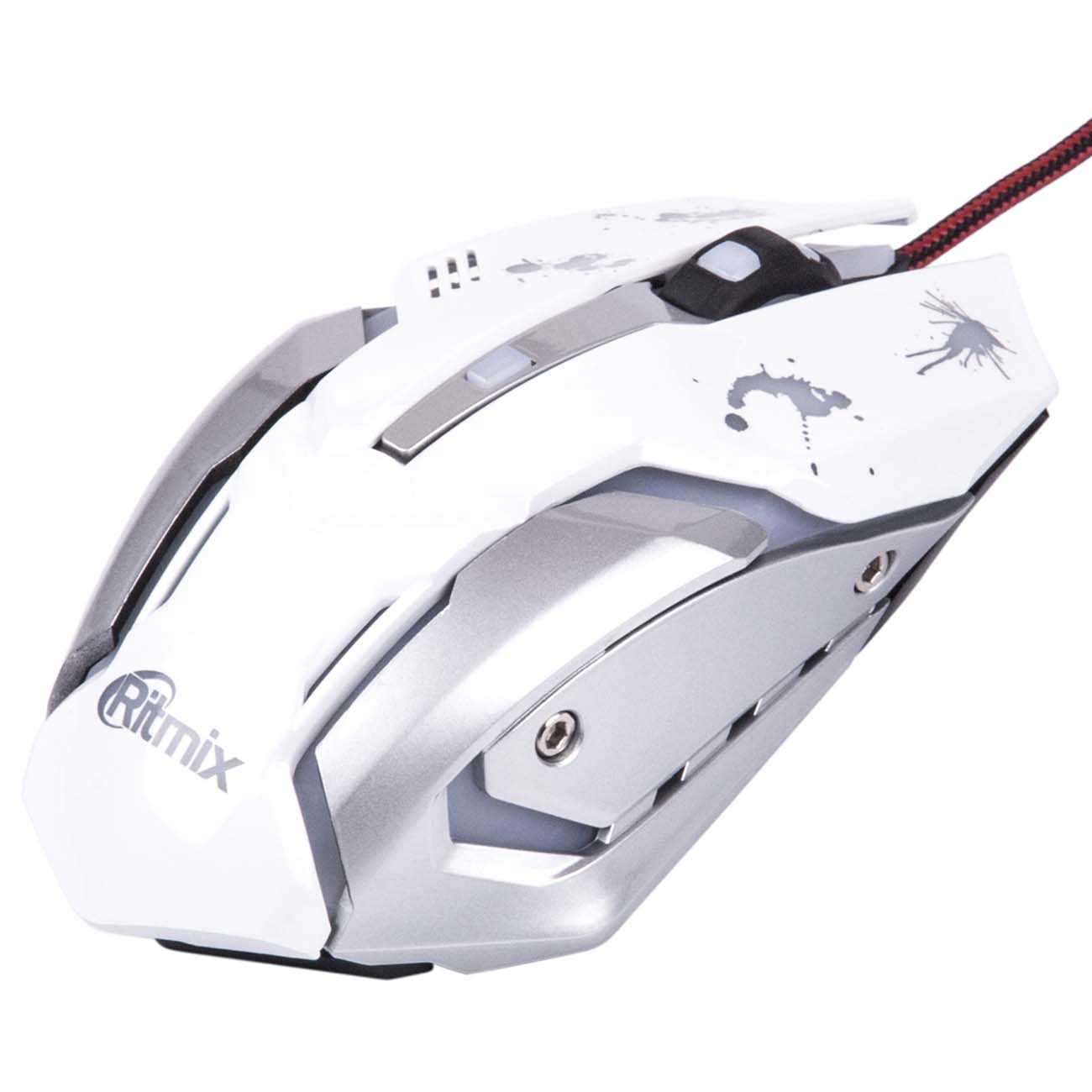 Игровая мышь Ritmix ROM-360 белый