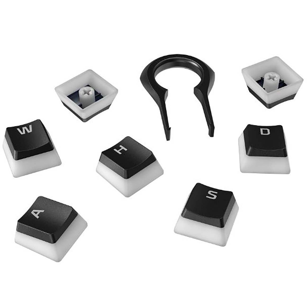 Набор клавиш HyperX Pudding Keycaps Full Key Set (HKCPXA-BK-RU/G) (русская раскладка)
