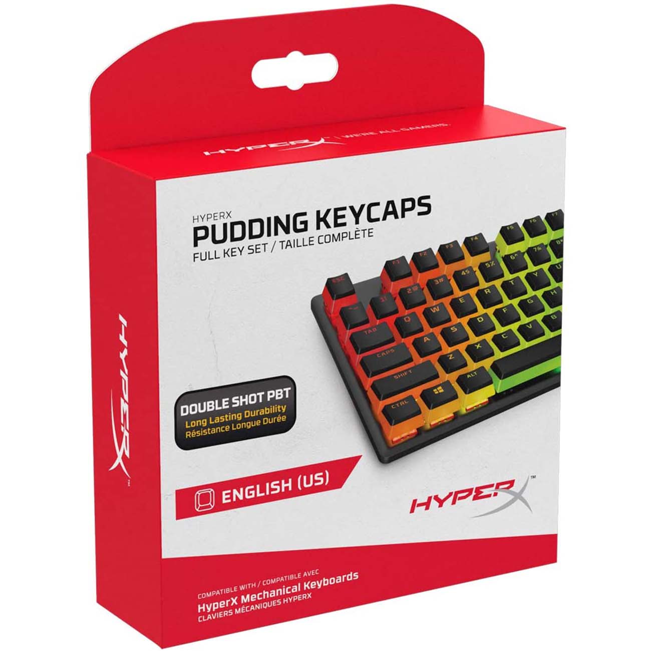 Набор клавиш HyperX Pudding Keycaps Full Key Set (HKCPXA-BK-RU/G) (русская раскладка)