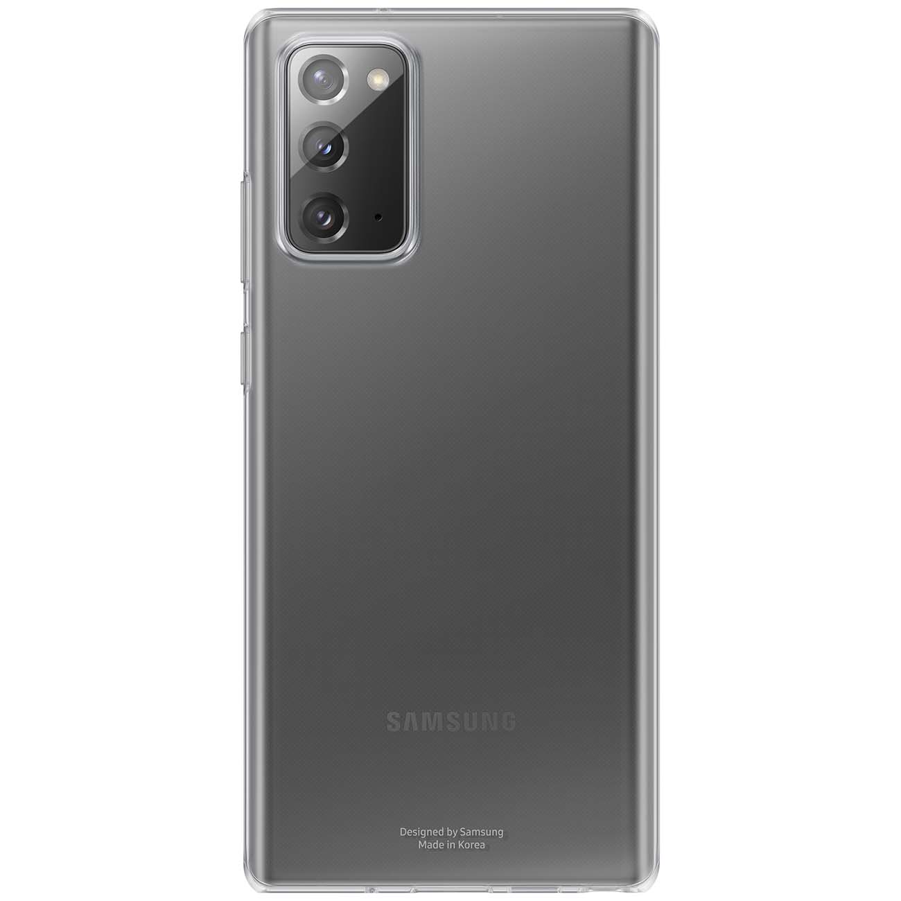 Чехол Samsung Clear Cover Note 20 прозрачный фото