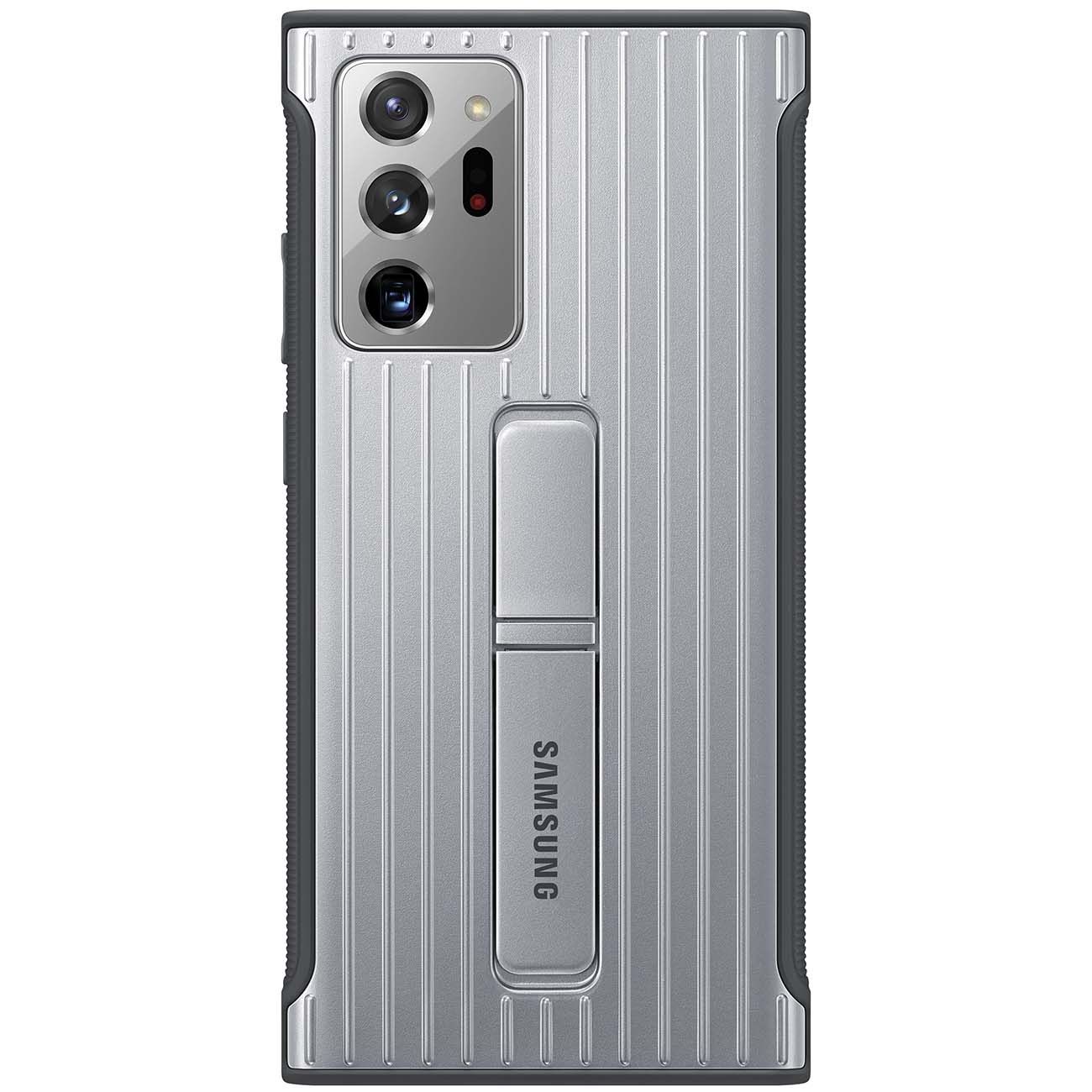 Чехол Samsung Protective Standing Cover Note 20 Ultra серебр. фото