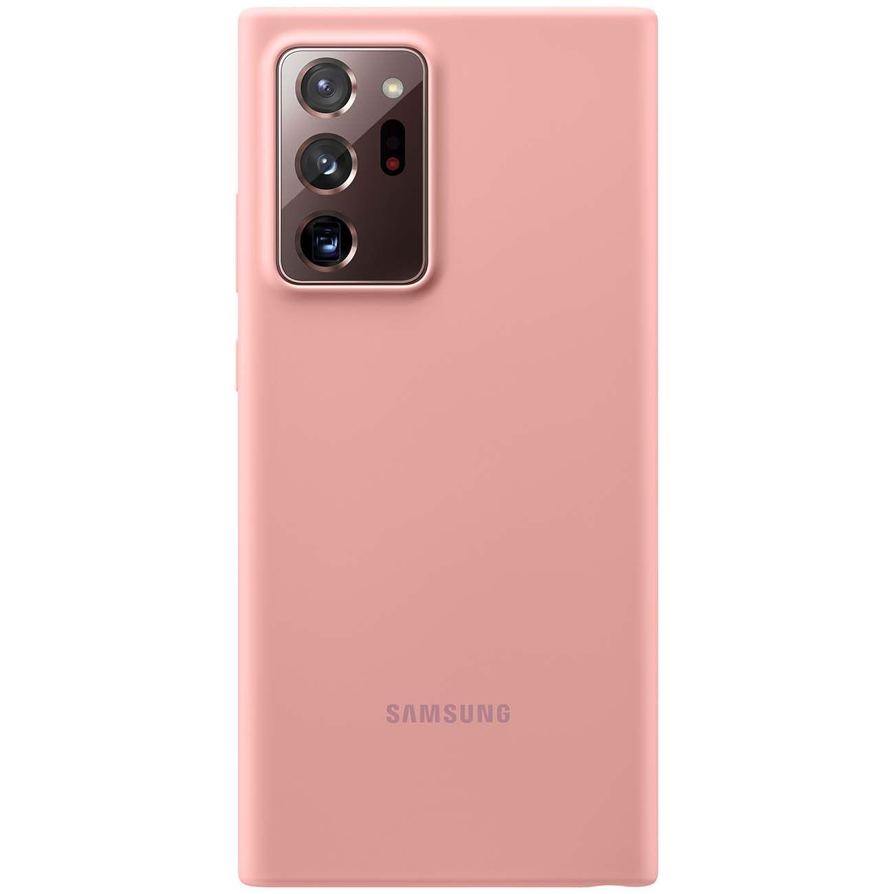 Чехол Samsung Silicone Cover Note 20 Ultra бронзовый