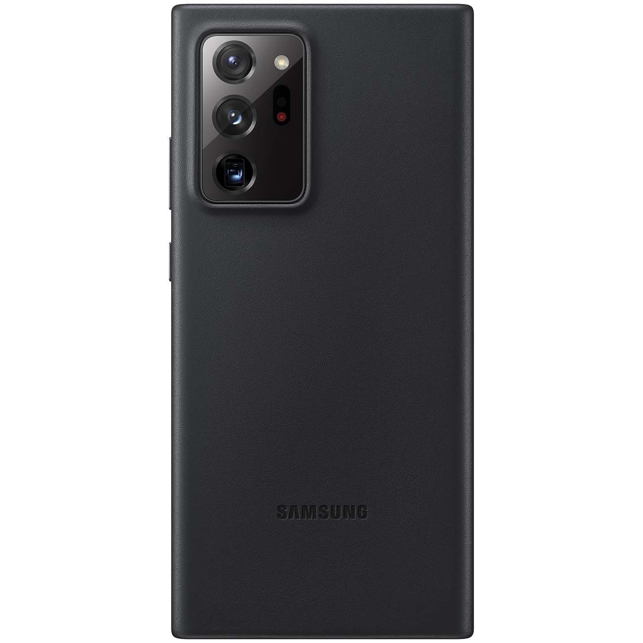 Чехол Samsung Leather Cover Note 20 Ultra чёрный фото