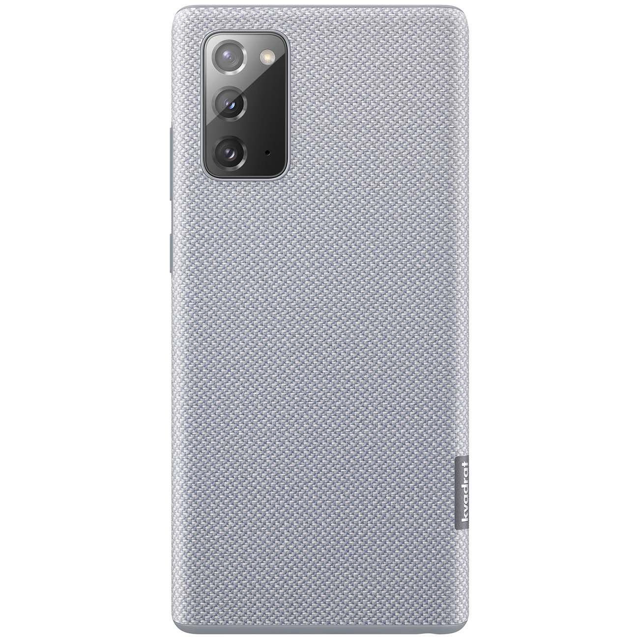 Чехол Samsung Kvadrat Cover Note 20 серый