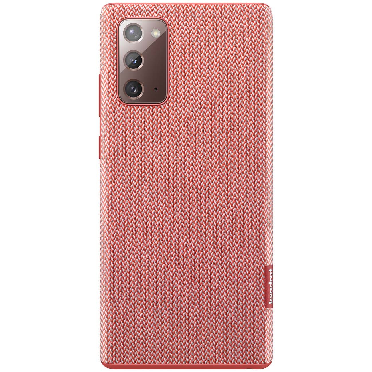 Чехол Samsung Kvadrat Cover Note 20 красный фото