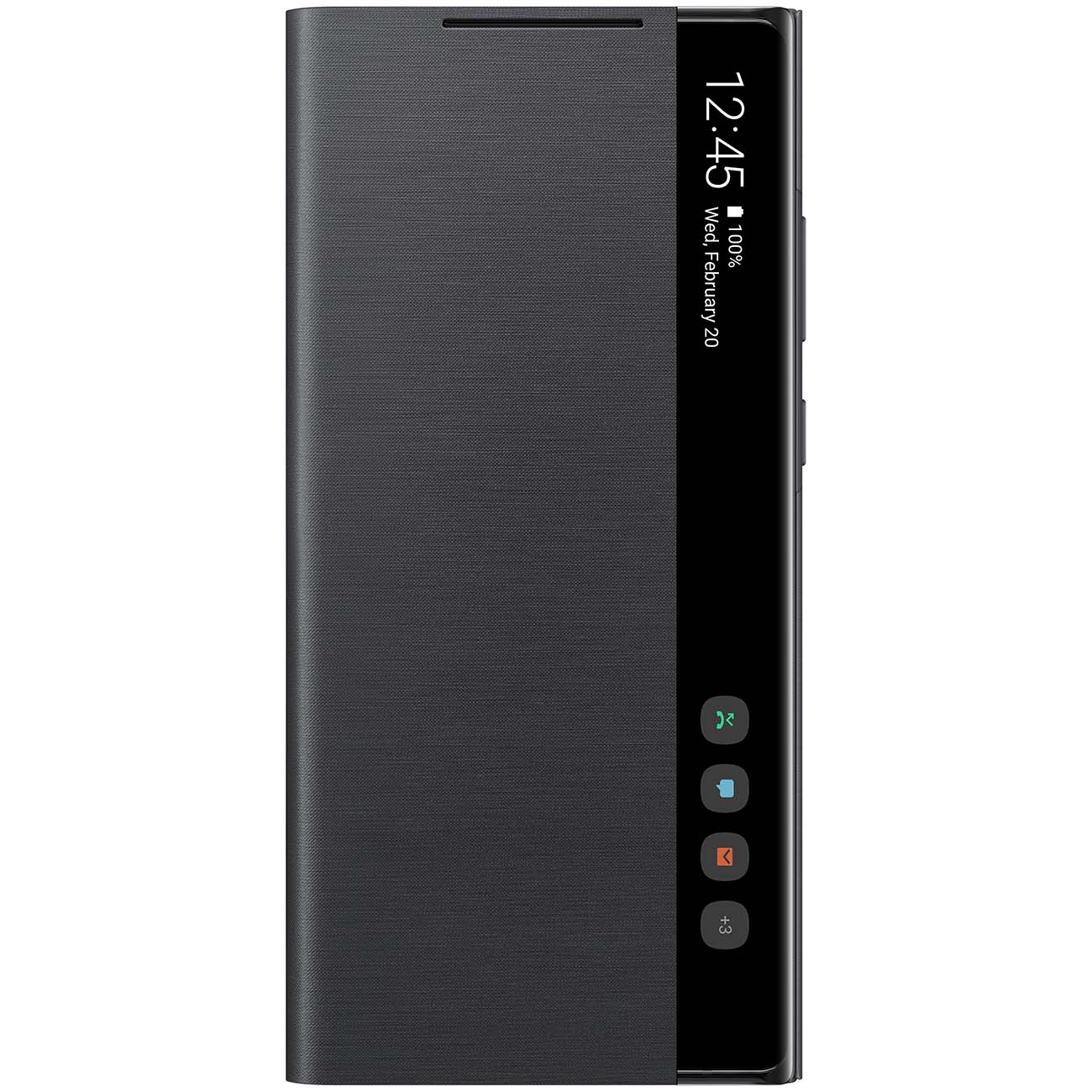 Чехол Samsung Smart Clear View Cover Note 20 чёрный фото