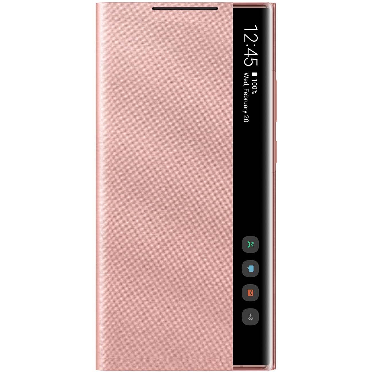 Чехол Samsung Smart Clear View Cover Note 20 Ultra бронзовый фото