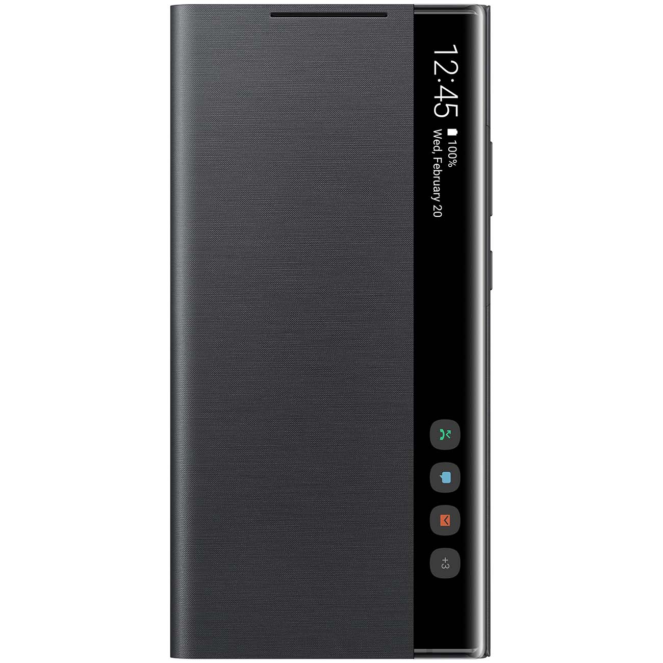 Чехол Samsung Smart Clear View Cover Note 20 Ultra чёрный фото