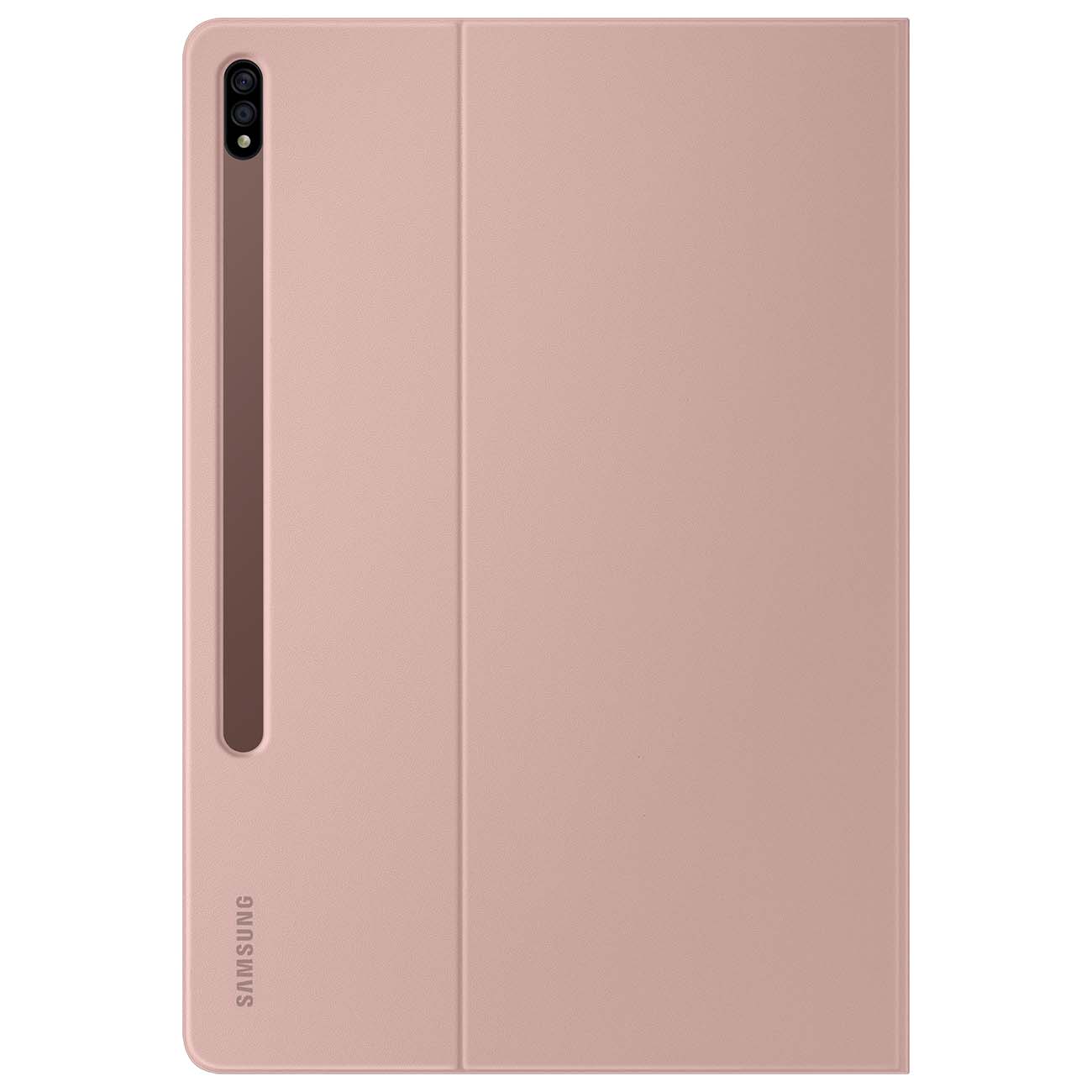 Чехол для планшетного компьютера Samsung Book Cover Tab S7+ розовый (EF-BT970)