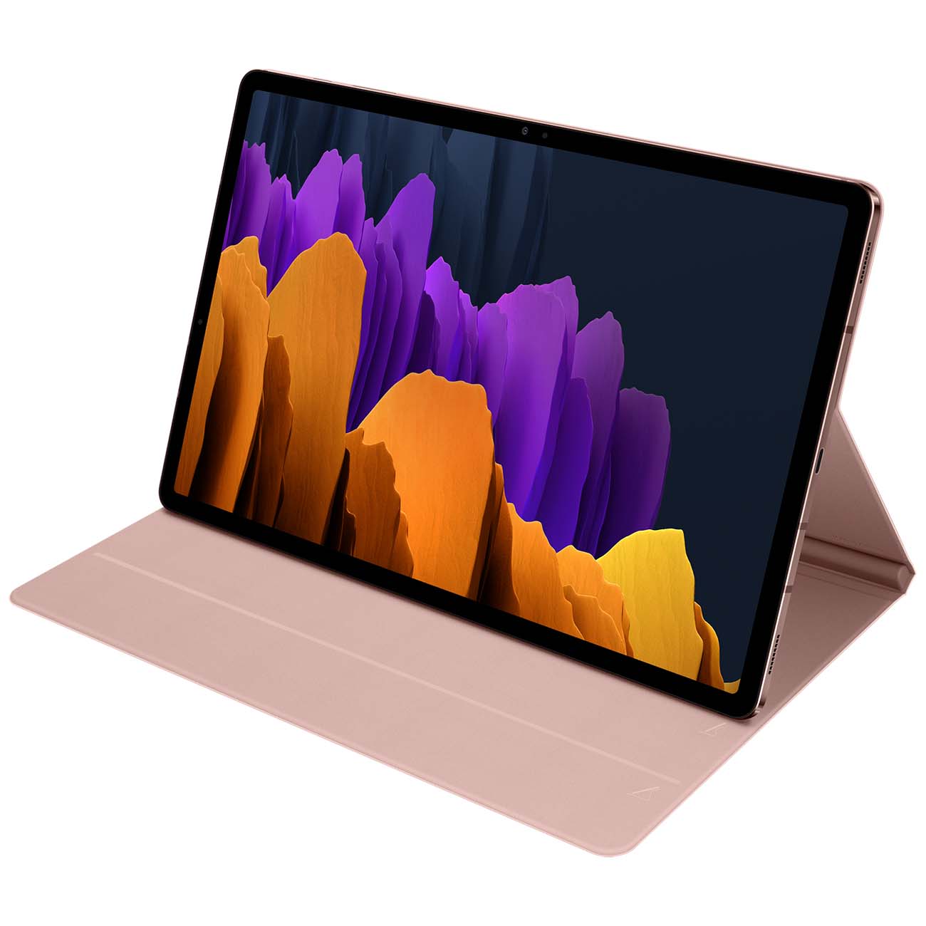 Чехол для планшетного компьютера Samsung Book Cover Tab S7+ розовый (EF-BT970)