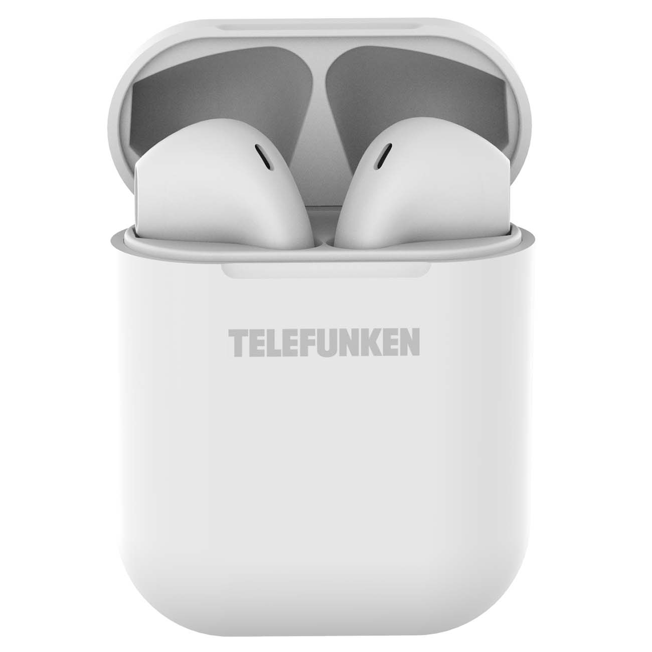 Наушники True Wireless Telefunken TF-1001B Белый