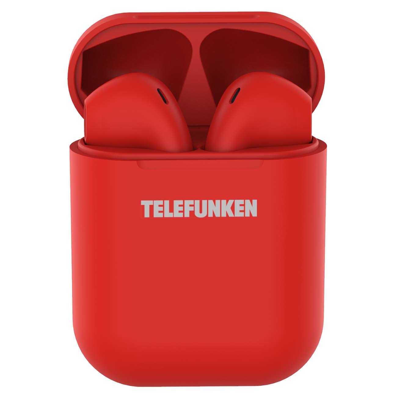 Наушники True Wireless Telefunken TF-1001B красный
