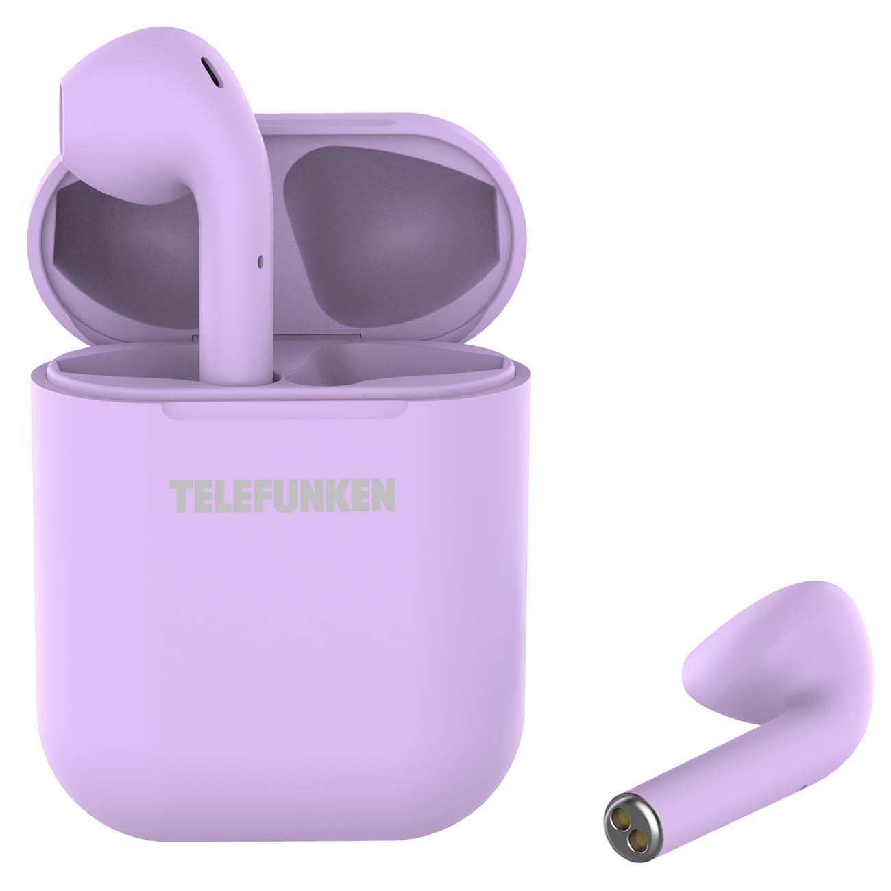 Наушники True Wireless Telefunken TF-1001B Фиолетовый