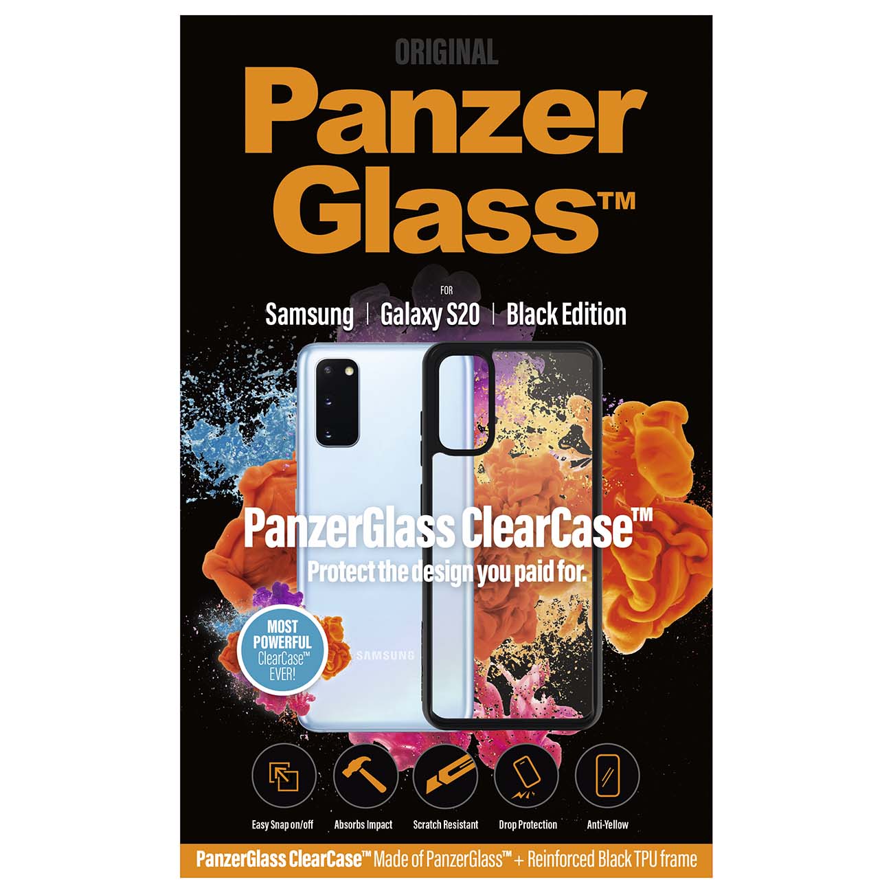 Чехол PanzerGlass ClearCase для Galaxy S20