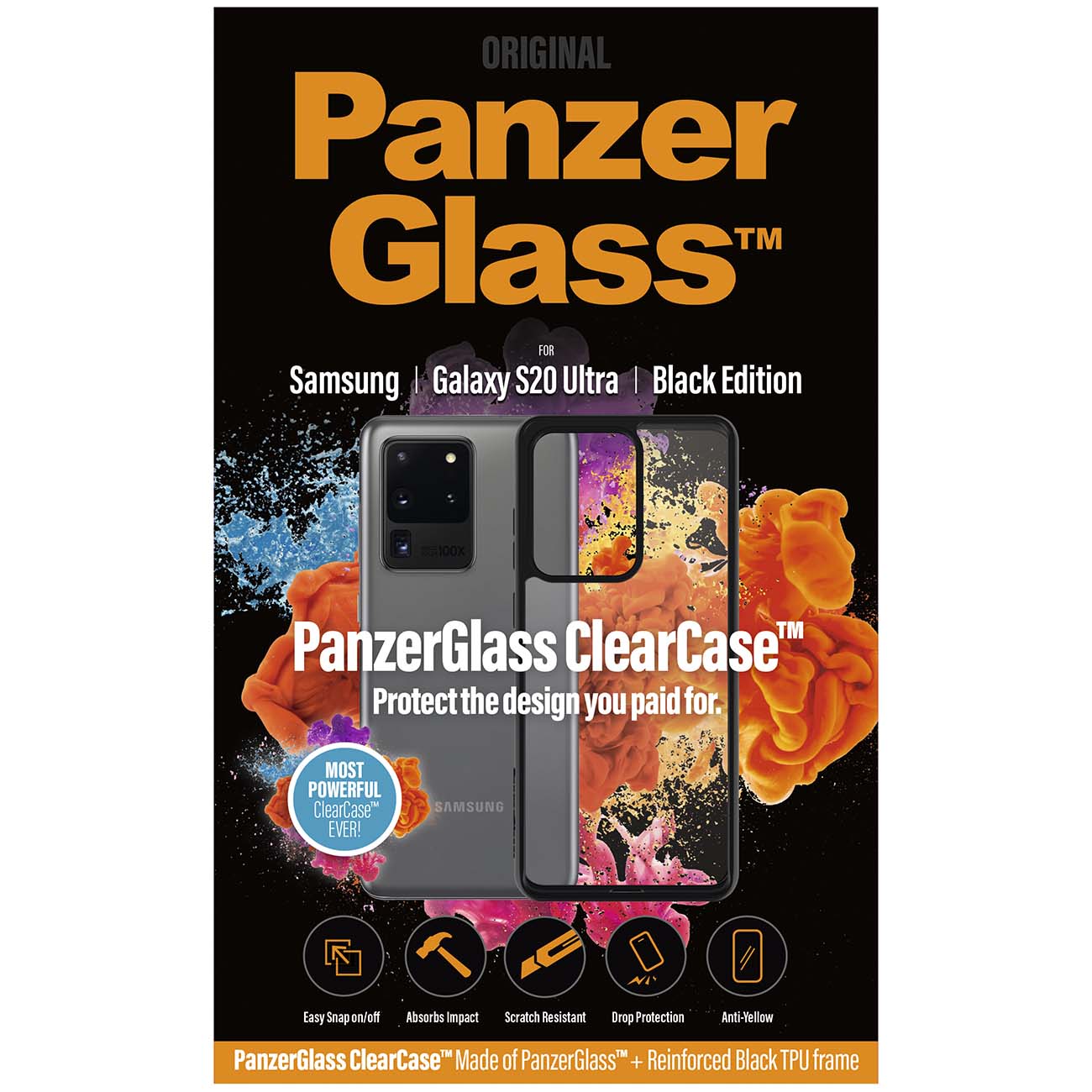 Чехол PanzerGlass ClearCase для Galaxy S20 Ultra фото