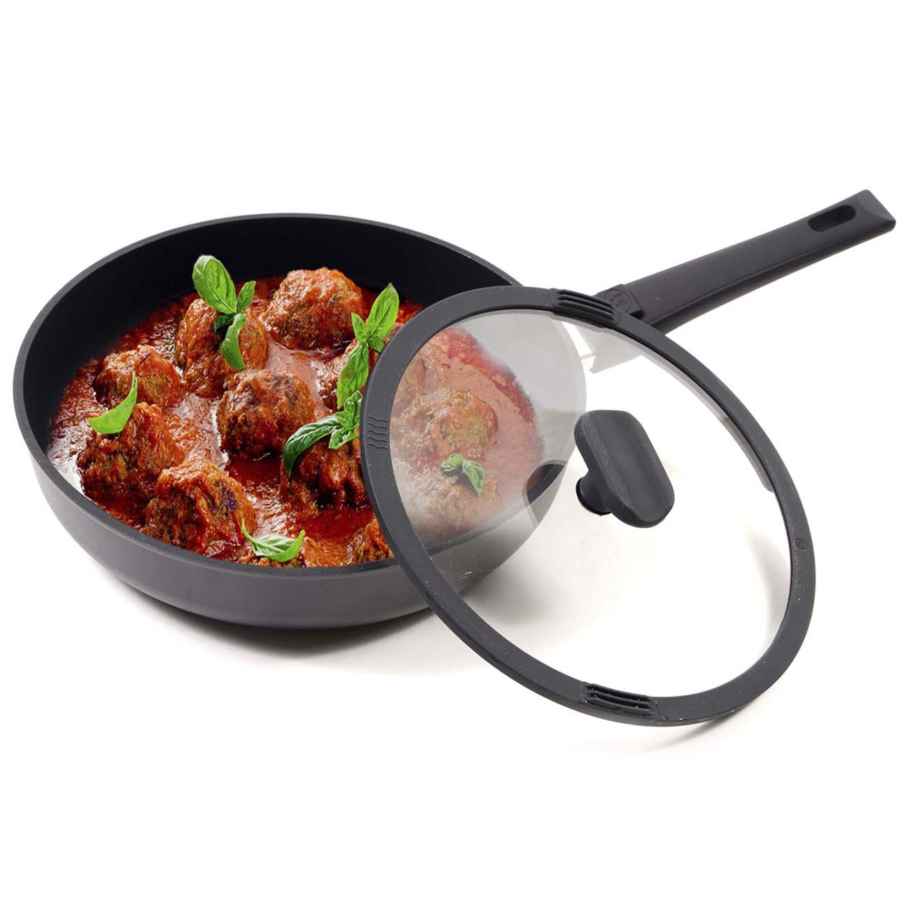 Сковорода Panairo 24см Chief 2019 с крышкой (CH-24-G-S-K)