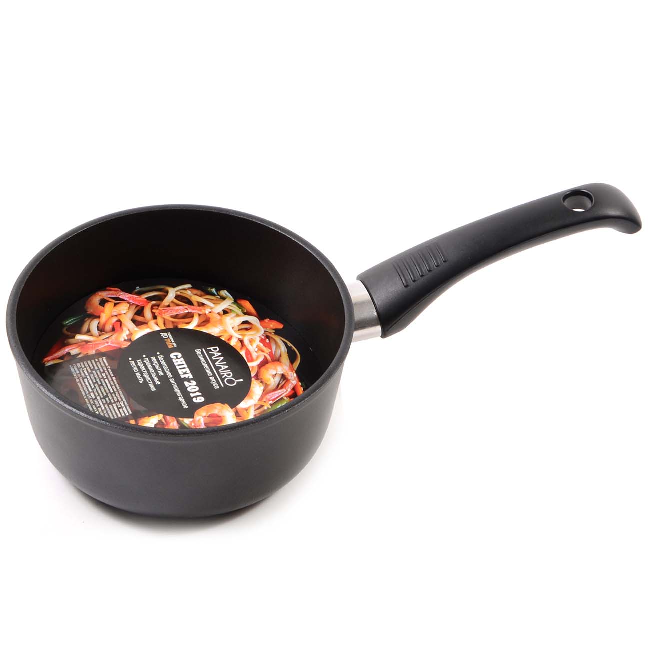 Ковш Panairo 1л с крышкой Chief 2019 (CH-1-KO-K)