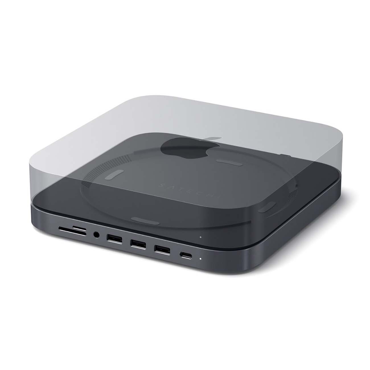 Док-станция для Mac Mini Satechi Mac Mini Stand & Hub (ST-ABHFM)