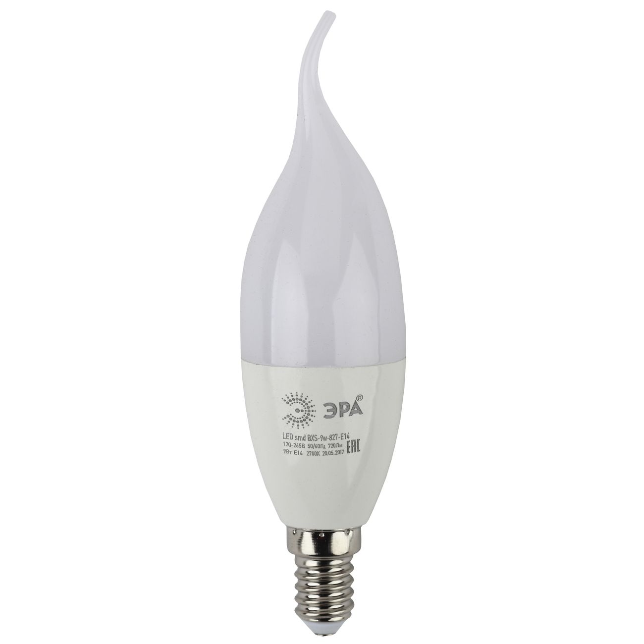 Лампа LED ЭРА LED BXS-9W-827-E14 фото