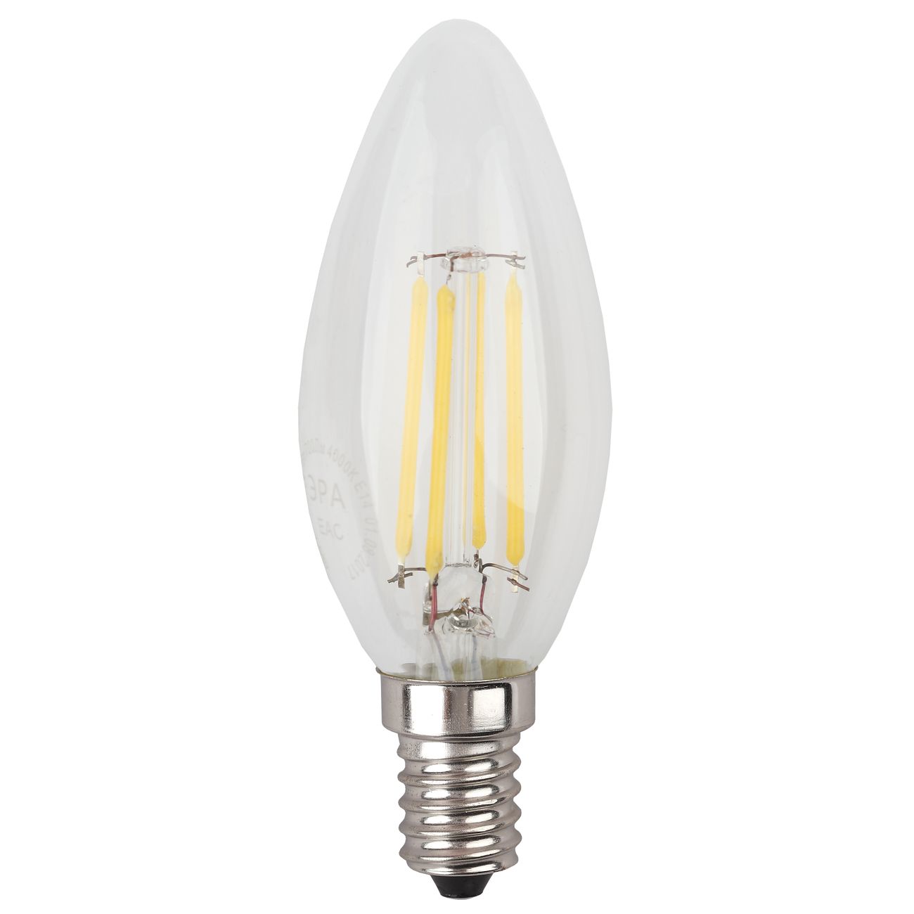 Лампа LED ЭРА F-LED B35-9w-827-E14