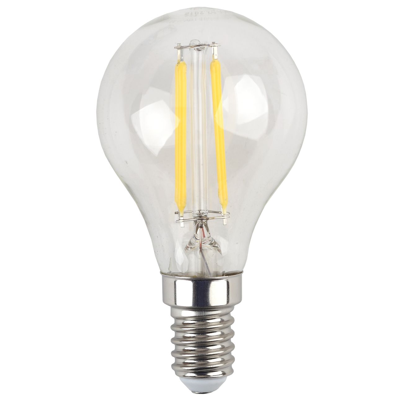 Лампа LED ЭРА F-LED P45-7W-827-E14
