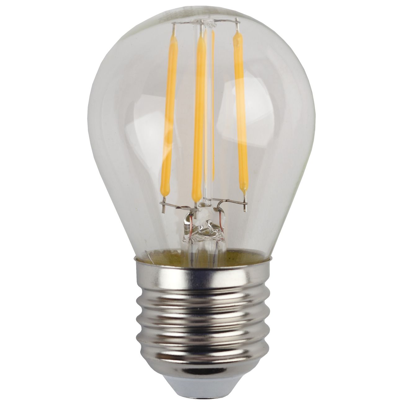 Лампа LED ЭРА F-LED P45-11w-827-E27 фото