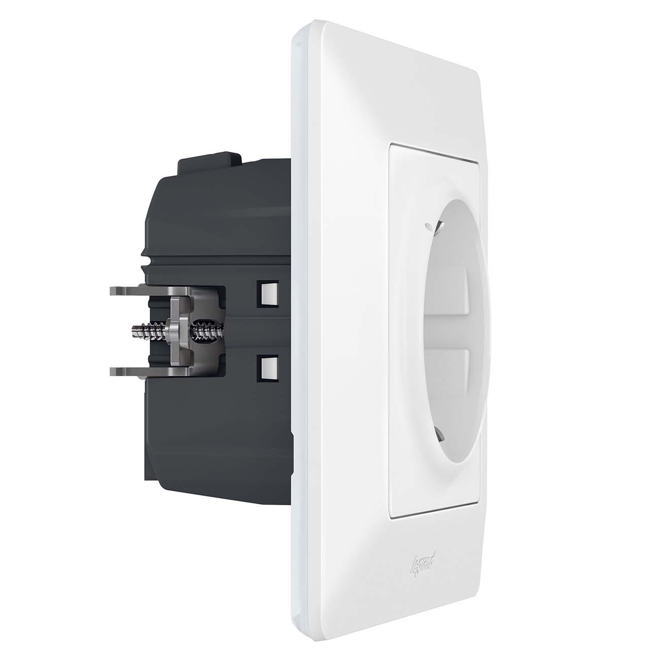 Умная розетка Legrand VLN-l БЕЛ Роз.2К+З 16А умн. (752194)