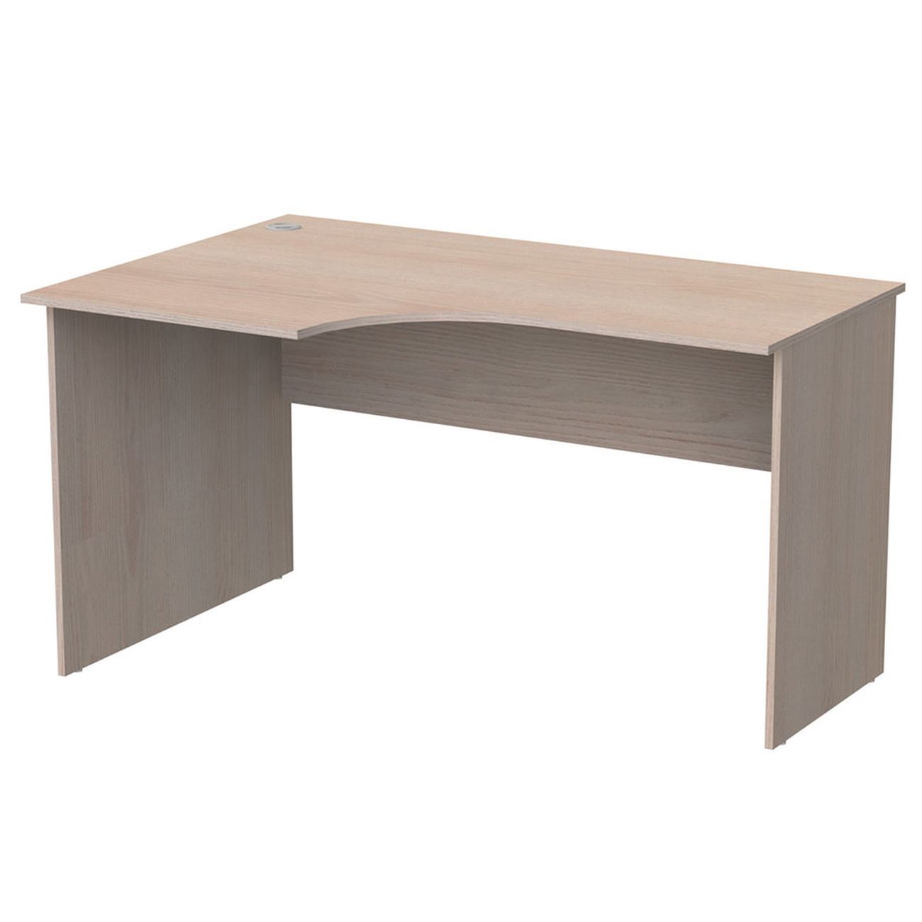 Стол компьютерный СП мебель 641177 Бюджет гикори дж.,письм.эрг.(136*90*74см)