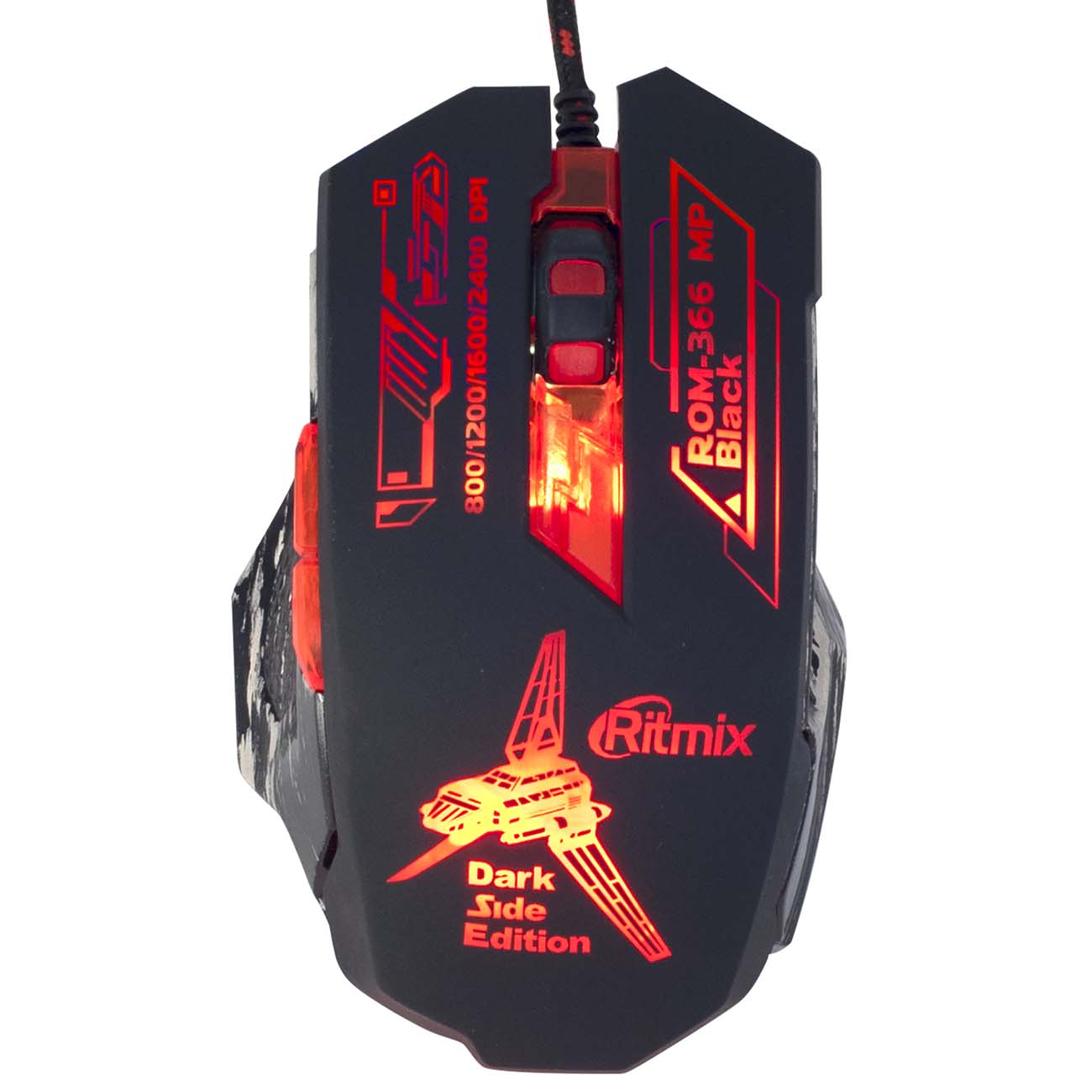Игровая мышь Ritmix ROM-366MP Black фото